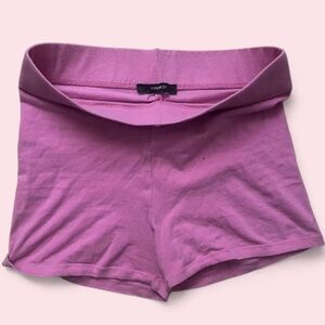 Pink Women's Shorts High Waisted